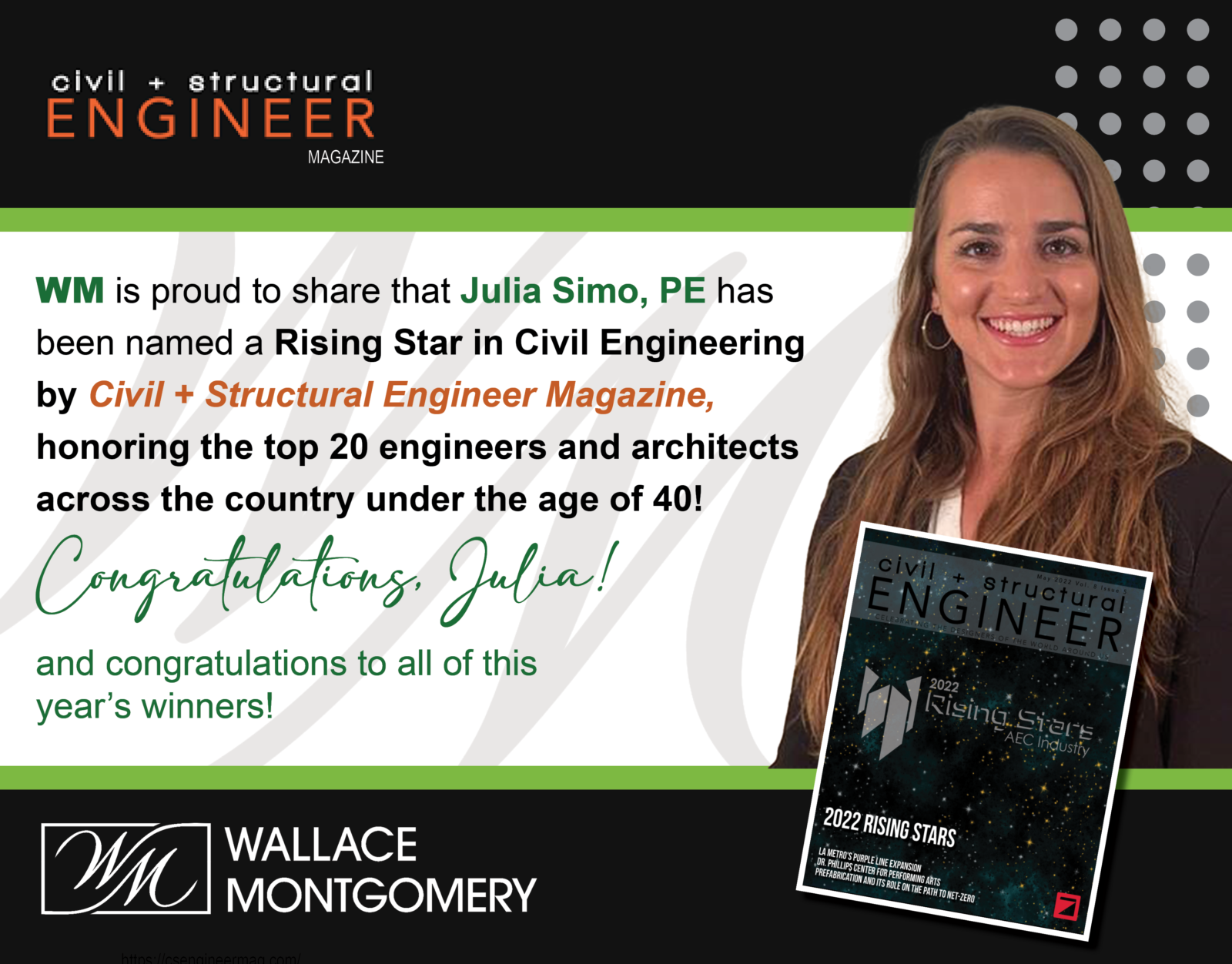 Julia Simo Selected as Rising Star! - Wallace Montgomery 